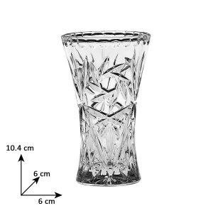 Vaza cristal Bohemia 10.4 cm - Img 3