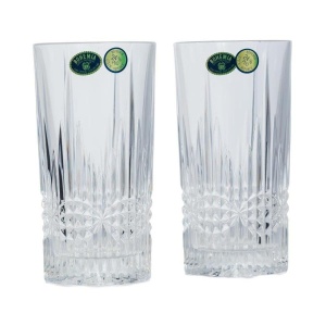 VIBES Set pahare 6 cristal Bohemia apa / suc 350 ml - Img 4