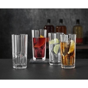 ASPEN Set 4 pahare sticla cristalina apa 309 ml - Img 1