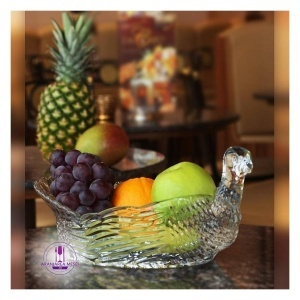 Bol cristal Bohemia "Paun"