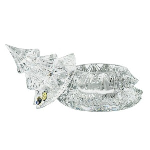 Bomboniera cristal Bohemia decor "Brad" - Img 4