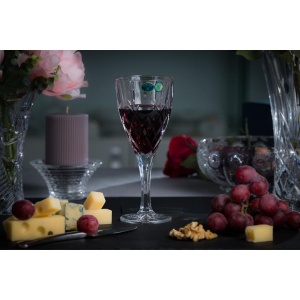 BRIXTON Set 6 pahare cristal Bohemia vin 250 ml - Img 1
