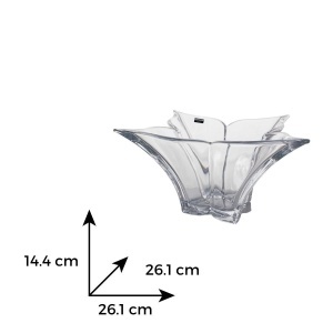 FLORALE - Bol sticla cristalina Bohemia 36 cm (6K686-99E50-360) 