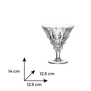 FORTUNE - Cupe inghetata Cristal Bohemia 310 ml (set 6 bucati) (12910-61024-310)