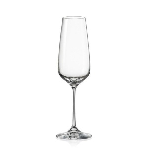 GISELLE Set 6 pahare cristalin sampanie 190 ml - Img 2