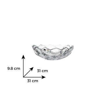 LUNAR Bol cristal Bohemia 33 cm - Img 2