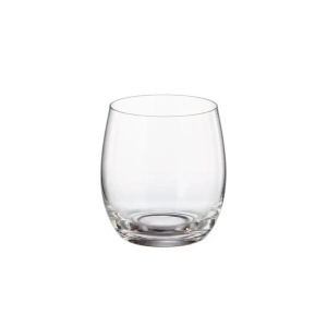 MERGUS Set 6 pahare sticla cristalina Bohemia whisky 410 ml - Img 1
