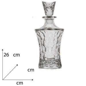 MOLECULE decantor cristal Bohemia whisky 700 ml - Img 3