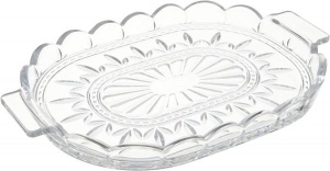 Platou cristal Bohemia 46 cm - Img 3