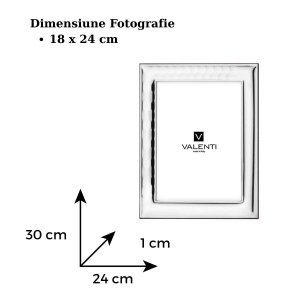 Rama foto Argint " Fagure" 18x24 cm (52148-5L)