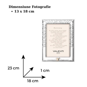 Rama Foto Argint "Pomul Vietii  13x18 cm - cadou Aniversare 50 Ani Casatorie Nunta de Aur (51075-4L) 