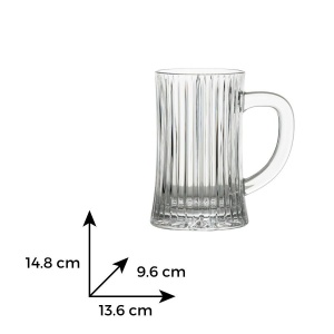 SKYLINE Halba bere cristal Bohemia 500 ml - Img 3