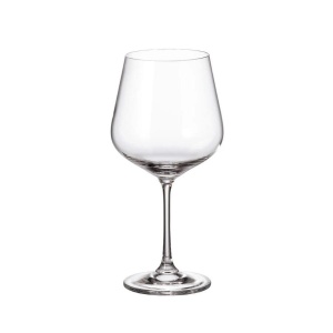 STRIX Set 6 pahare sticla cristalina Bohemia vin rosu 600 ml - Img 4