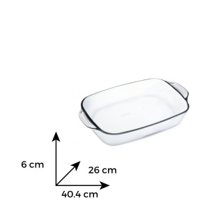 Tava sticla termorezistenta rectangulara 3.5 l - Img 4