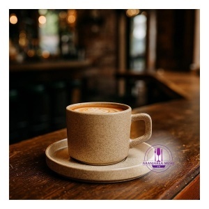 TETRIS Serviciu ceai/cappuccino ceramica 6 persoane 185 ml - Img 1