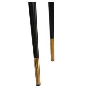 TREVISO Scaun dining catifea verde/gri – picioare metalice negre/aurii - Img 7