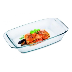 Vas sticla termorezistenta rectangular 1.5 l - Img 3