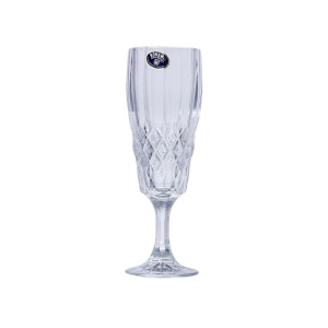 ANGELA Set 6 pahare cristal Bohemia sampanie 160 ml - Img 3
