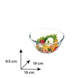 Bol salata sticla termorezistenta 1.3 l - Img 5