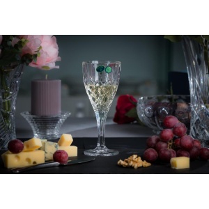 BRIXTON Set 6 pahare cristal Bohemia vin 320 ml - Img 1