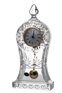Ceas cu pendul cristal Bohemia 30.5 cm - Img 2
