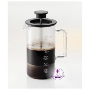 EXCLUSIVE Presa de cafea sticla termorezistenta 1 l - Img 3