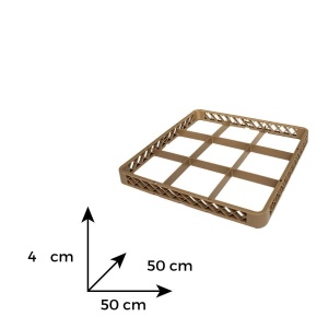 Extensie Cos UNIVERSAL pentru masina de spalat vase 50*50*4 cm (9 compartimente) - Img 3