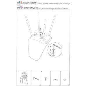 GOTEBORG Scaun dining catifea maro – picioare metalice aspect lemn - Img 7