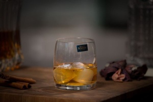 IDEAL/PAVO Set 6 pahare sticla cristalina whisky 290 ml - Img 1