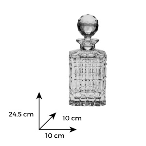 KENSINGTON Decantor whisky cristal Bohemia 800 ml - Img 2