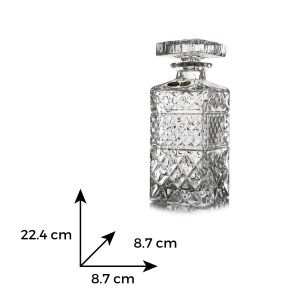 MADISON decantor whisky cristal Bohemia 700 ml - Img 6