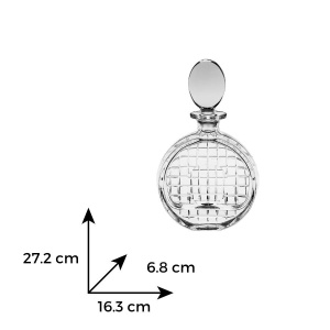 MAGNIFIER Decantor cristal Bohemia sherry / tuica 650 ml - Img 4