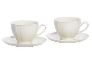 OCTAVIA VANILLA Serviciu ceai/cafea portelan 6 persoane 250 ml - Img 2
