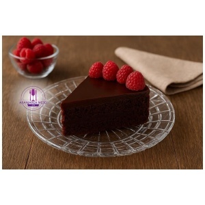 PATRIOT Set 6 platouri tort cristal Bohemia 19 cm