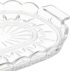 Platou cristal Bohemia 46 cm - Img 4