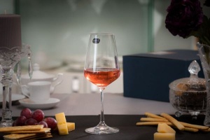 SANDRA Set 6 pahare sticla cristalina vin 350 ml - Img 2