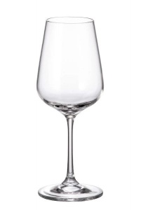 STRIX Set 6 pahare sticla cristalina Bohemia vin alb 360 ml - Img 2