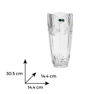 Vaza evazata Cristal Bohemia 30.5 cm (80816-67174-305)