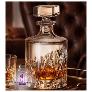 WICKER - Decanter whisky Cristal Bohemia 800 ml (47608-22582-080)