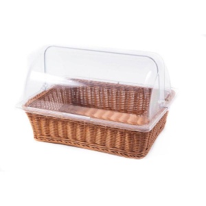 BACODA Cos patiserie /brutarie cu capac culisant 40*30*10 cm (BBK 10) - Img 2
