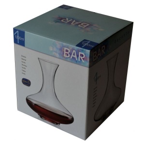 BAR Decantor sticla cristalina vin 1200 ml - Img 1
