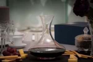 BAR Decantor sticla cristalina vin 1200 ml - Img 2