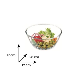 Bol salata sticla termorezistenta 0.9 l - Img 3