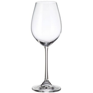 COLUMBA Set 6 pahare sticla cristalina vin alb 400 ml - Img 2