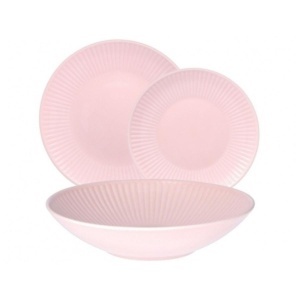 DALIA ROSE - Serviciu de masa portelan (6 persoane - 18 piese) (DRSM-18)