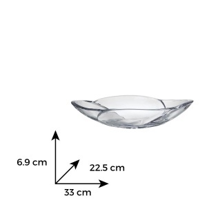 GLOBUS - Bol sticla cristalina Bohemia 33 cm (6KB11-99M87-330)