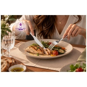MARS - Tacamuri inox 18-0  (Set 12 persoane - 60 piese)  (B1439-60)