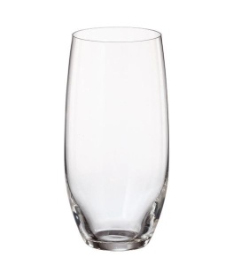 MERGUS Set 6 pahare sticla cristalina Bohemia apa / suc 470 ml - Img 2