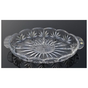 Platou oval compartimentat Cristal Bohemia 40.5 cm (90101-67410-405)
