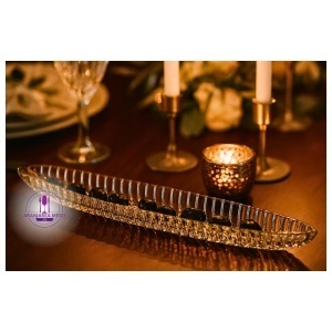 Platou servire cristal Bohemia 41 cm - Img 5